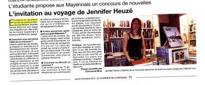 Article COurrier de la Mayenne 18_10_12